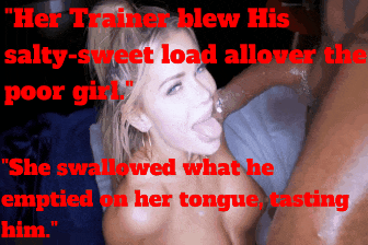 She Swirled His Cum Around To Truly Taste it