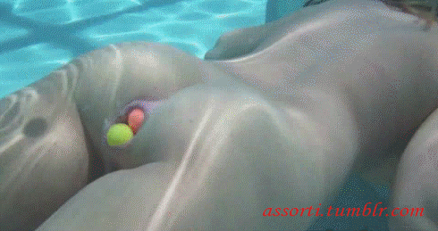 Letting out beads underwater