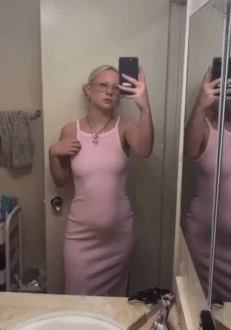 Sexy pink dress