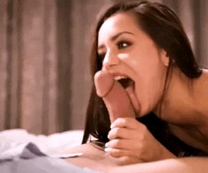 Beautiful Alina using her tongue