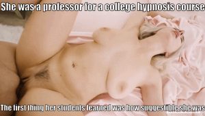 By the time the faculty found out, she and five of her female students had become personal cumdumps