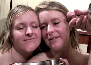 Cum on real twins