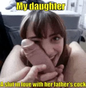Daughter in love with Daddy's cock