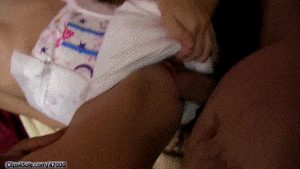 Fucking my baby daughter in her diapers