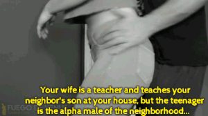 He wet your wife's pussy in 30 seconds with his alpha male attitude