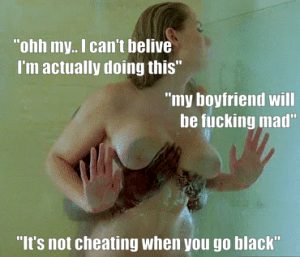 It's not cheating when you go black