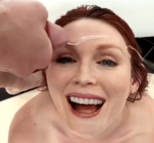 Julianne Moore loves your cum on her face – commissioned deepfake