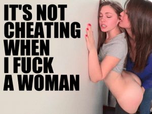 Lesbian Cheating Captions