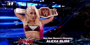 Lil Miss Bliss Raw Woman's Champion sexy walk backwards