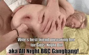 Proper preparation is necessary before a BBC gangbang