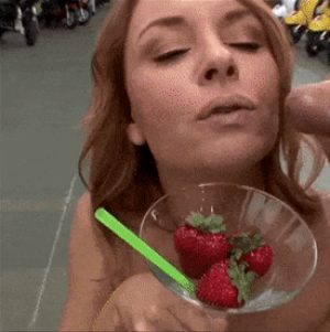 Strawberry cum cocktail pfp janet mason